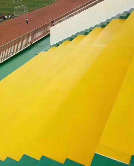 江城球场台阶翻新修补改造